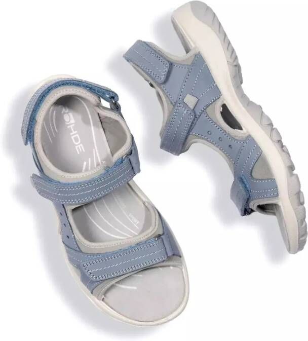 Rohde Flat Sandals Blue Dames