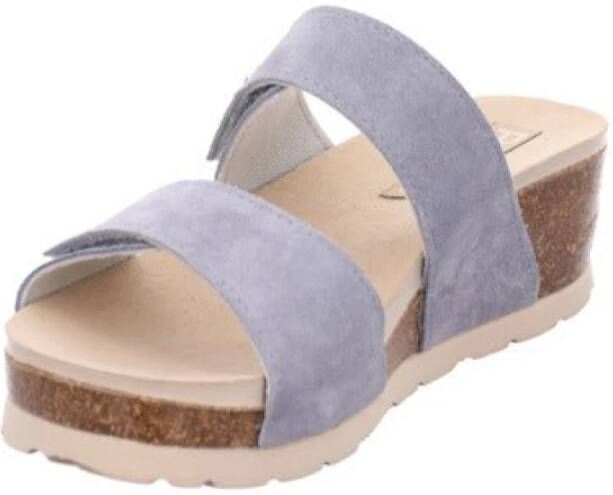 Rohde Flat Sandals Blue Dames