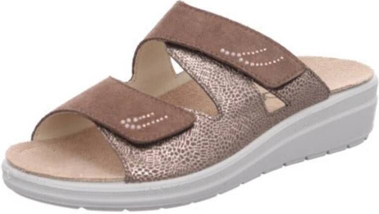 Rohde Flat Sandals Brown Dames