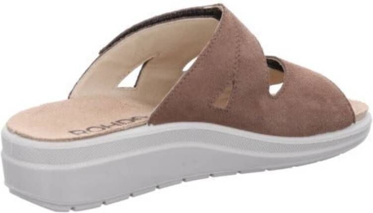 Rohde Flat Sandals Brown Dames