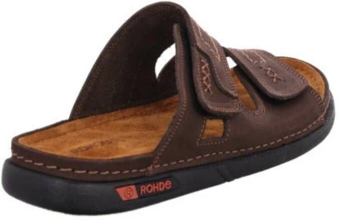 Rohde Flat Sandals Brown Heren