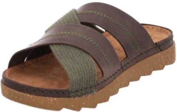 Rohde Flat Sandals Green Heren