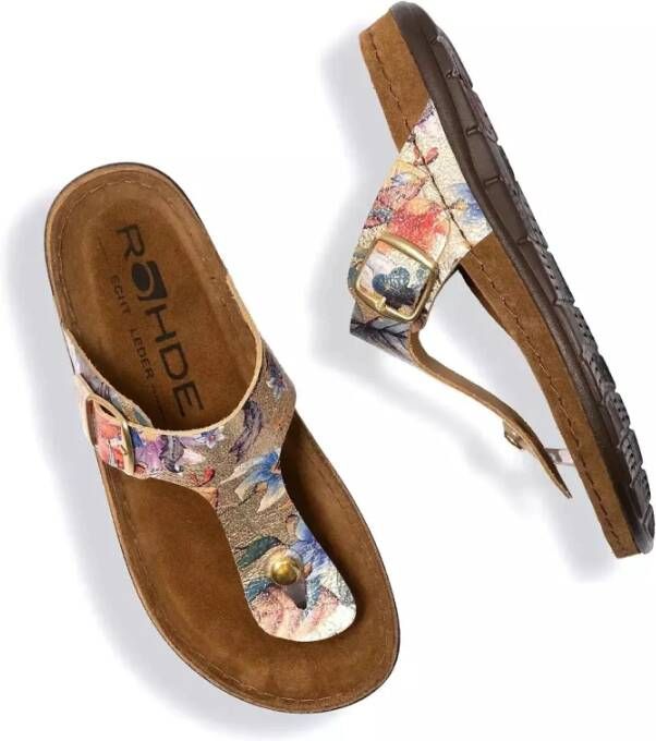 Rohde Flat Sandals Multicolor Dames