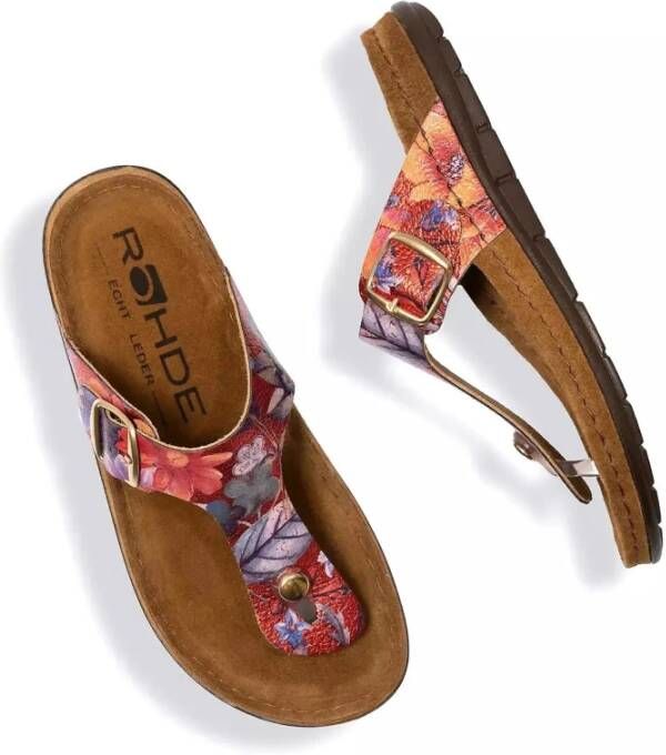 Rohde Flat Sandals Multicolor Dames