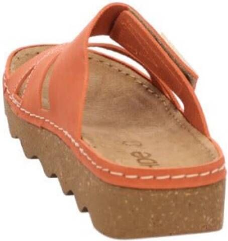 Rohde Flat Sandals Orange Dames