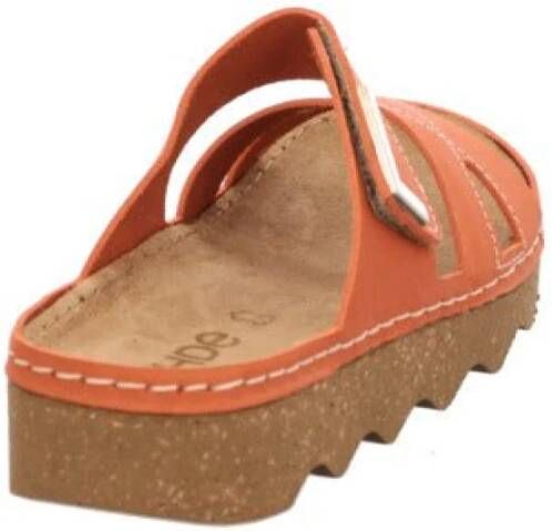 Rohde Flat Sandals Orange Dames