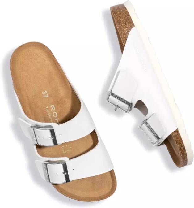 Rohde Flat Sandals White Dames