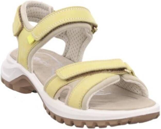 Rohde Flat Sandals Yellow Dames