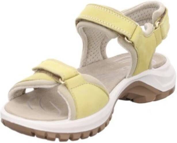 Rohde Flat Sandals Yellow Dames