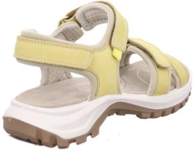 Rohde Flat Sandals Yellow Dames