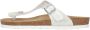 Rohde Leren Teenslippers Dames Wit Metalli - Thumbnail 47
