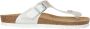 Rohde Leren Teenslippers Dames Wit Metalli - Thumbnail 48
