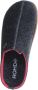 Rohde Comfortabele grijze pantoffel met roze details Black Dames - Thumbnail 11