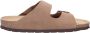 Rohde Beige Leren Heren Slippers Beige - Thumbnail 5