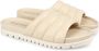 Rohde Leren Comfort Slide Sandaal Beige Dames - Thumbnail 4