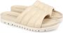 Rohde Leren Comfort Slide Sandaal Beige Dames - Thumbnail 3