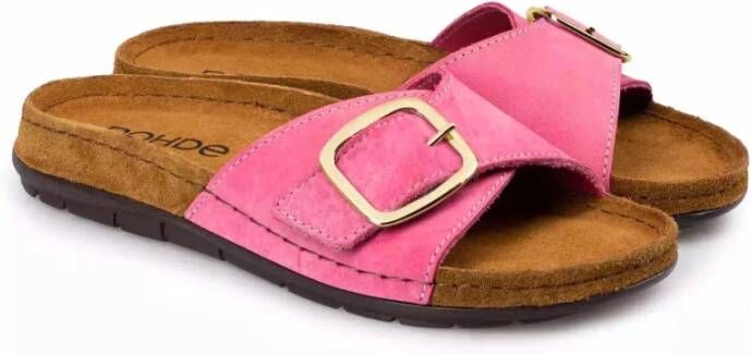 Rohde Leren Dames Sandaal Roze Pink Dames