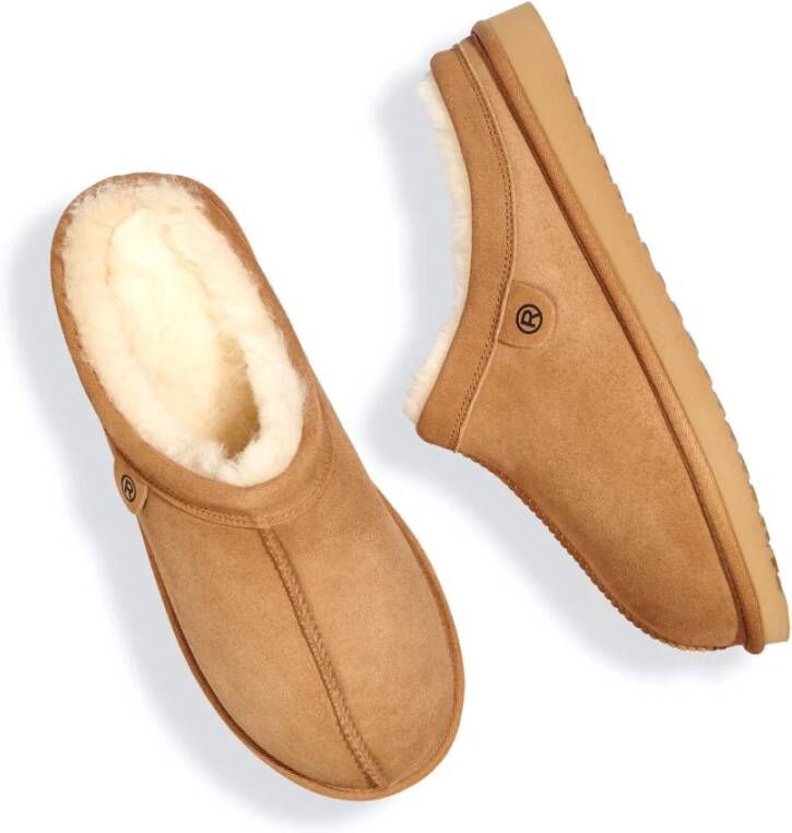 Rohde Livigno heren pantoffels bruin Brown Heren