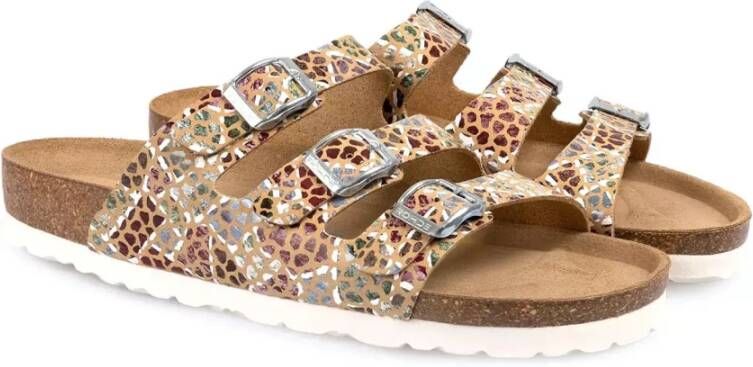 Rohde Multicolor damesandaal met twee banden Multicolor Dames