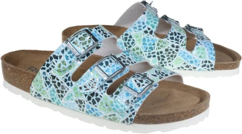 Rohde Multicolor damesandaal met twee banden Multicolor Dames