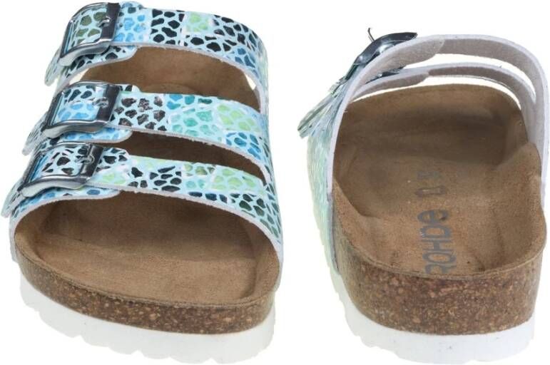 Rohde Multicolor damesandaal met twee banden Multicolor Dames