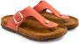 Rohde Stijlvolle Leren Slippers Oranje Orange Dames - Thumbnail 3