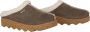 Rohde Taupe Suède Pantoffels Beige Dames - Thumbnail 4