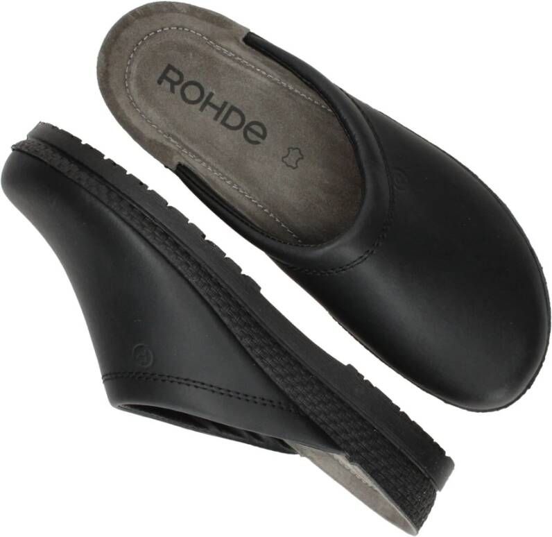 Rohde leren pantoffels zwart - Foto 12