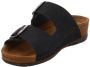 Rohde Zwarte Nubuck Dames Sandaal Black Dames - Thumbnail 4