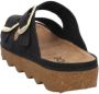 Rohde Zwarte Nubuck Leren Dames Sandaal Black Dames - Thumbnail 7