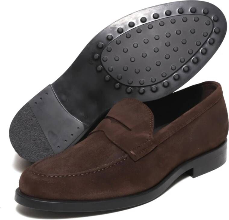 Rossano Bisconti Mocassin Schoenen Marrone Aw23 Brown Heren