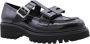 Rotta Klassieke Mocassin Schoenen Thirteen Black Dames - Thumbnail 17