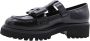 Rotta Klassieke Mocassin Schoenen Thirteen Black Dames - Thumbnail 18