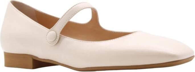 Rotta Stijlvolle Mary Jane Ballerina Schoenen Beige Dames