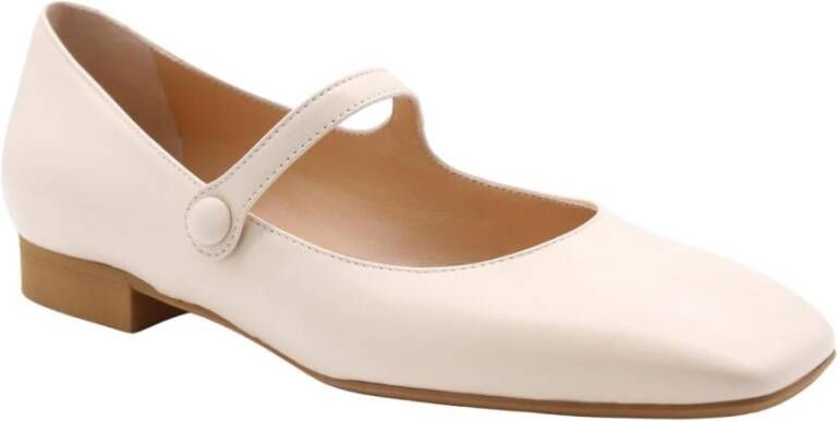 Rotta Stijlvolle Mary Jane Ballerina Schoenen Beige Dames