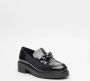 Rotta Zwarte Leren Mocassin Black Dames - Thumbnail 2