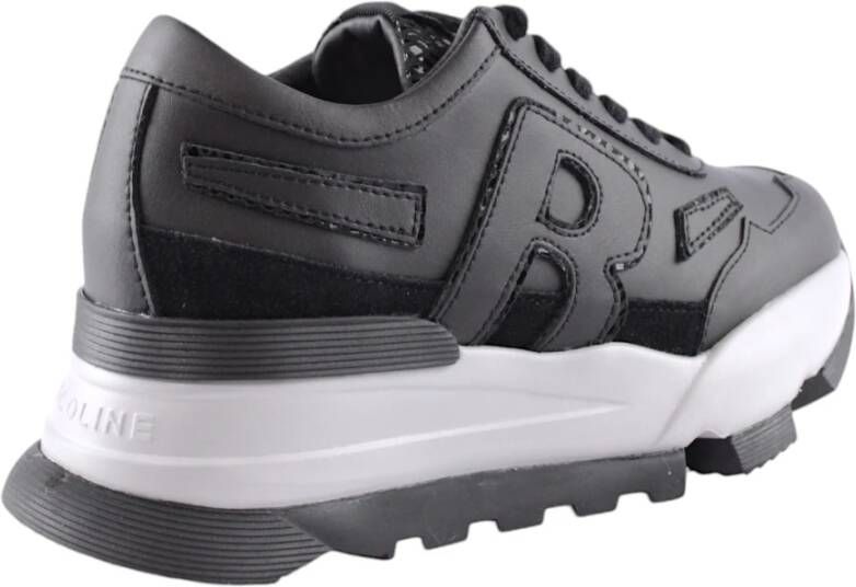 Rucoline Black Snake Print Sneakers