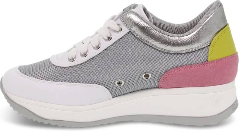 Rucoline Multicolor en Grijze Leren Sneakers voor Dames Gray Dames