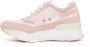 Rucoline Roze suède en stoffen sneakers - Thumbnail 2