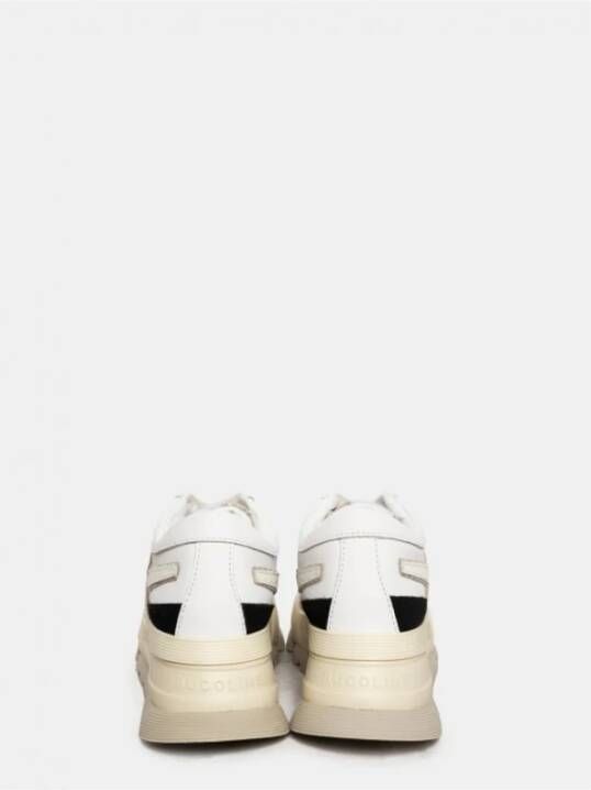 Rucoline Slang Soft Box Sneakers Wit Zilver