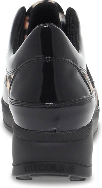 Rucoline Sneakers voor dames in lakleer Black Dames