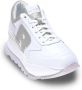 Rucoline Wit en Zilver Leren Glitter Sneakers White Dames - Thumbnail 2