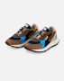 RUN OF Bruine Sneakers met Oranje Details Multicolor Heren - Thumbnail 7