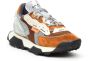 RUN OF Bruine Suède Routeburn Sneakers Multicolor Heren - Thumbnail 2