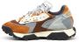 RUN OF Bruine Suède Routeburn Sneakers Multicolor Heren - Thumbnail 3