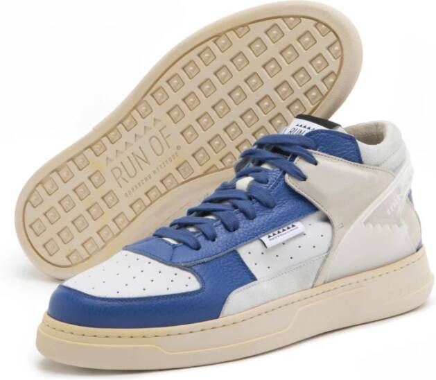 RUN OF Cowcalf Leren Sneakers met Memory Gel Multicolor Heren