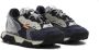 RUN OF Denim Suede Sneakers met Zwart & Wit Zolen Multicolor Heren - Thumbnail 3