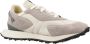 RUN OF Splitleren Sneakers in Taupe Beige Heren - Thumbnail 10