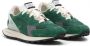 RUN OF Groene Suède Sneakers Green Heren - Thumbnail 2