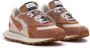 RUN OF Italiaanse Leren Sneakers Multicolor Dames - Thumbnail 2